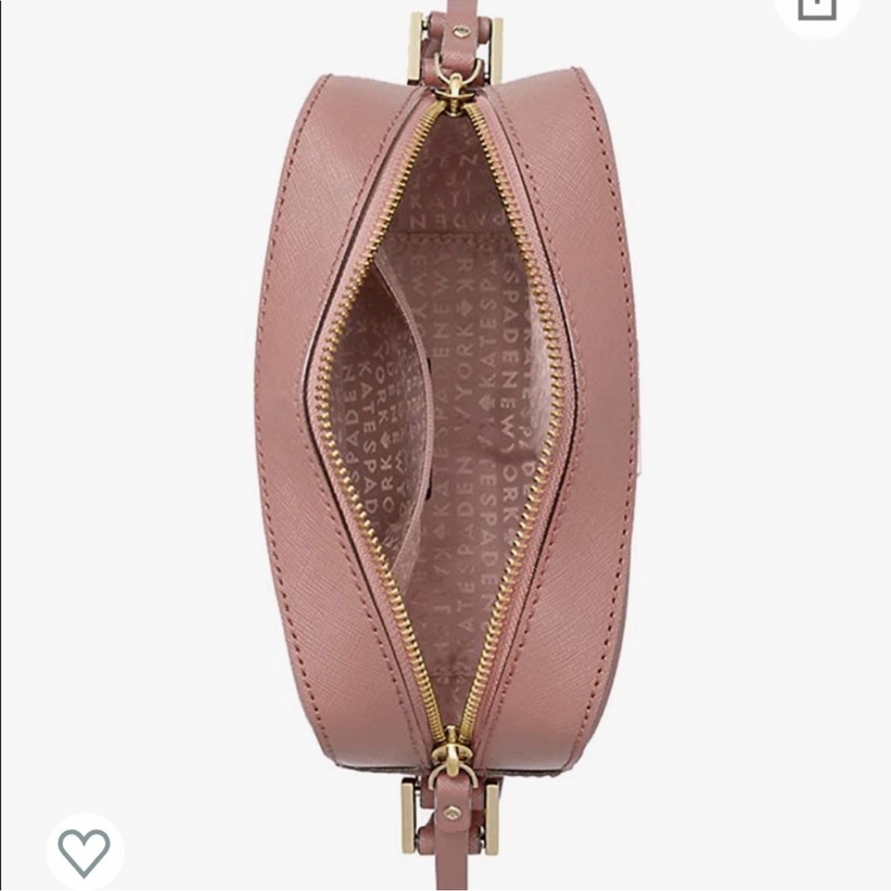 Kate Spade Newbury Lane Cammie Crossbody Bag in Rose Dust Saffiano Leather NWT - Picture 2 of 5